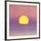 Sunset, c.1972 (pink, purple, yellow)-Andy Warhol-Framed Giclee Print