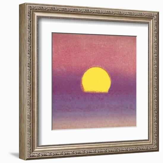 Sunset, c.1972 (pink, purple, yellow)-Andy Warhol-Framed Giclee Print