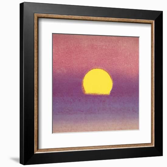 Sunset, c.1972 (pink, purple, yellow)-Andy Warhol-Framed Giclee Print