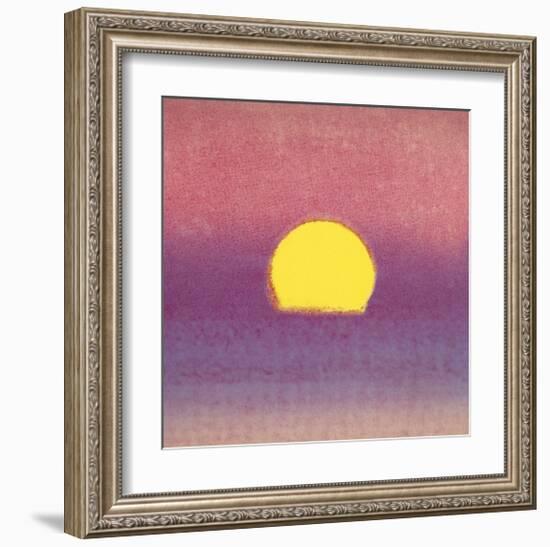 Sunset, c.1972 (pink, purple, yellow)-Andy Warhol-Framed Giclee Print