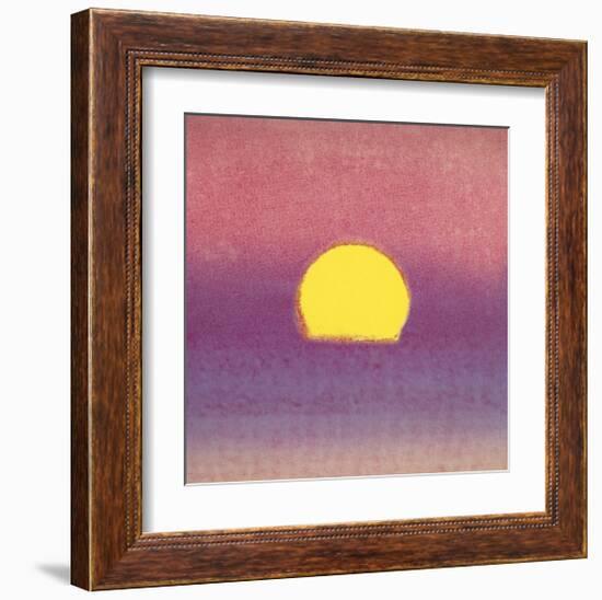 Sunset, c.1972 (pink, purple, yellow)-Andy Warhol-Framed Giclee Print