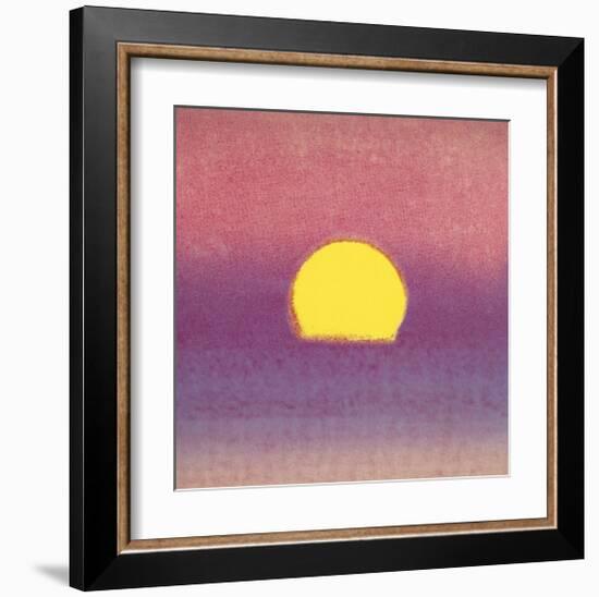 Sunset, c.1972 (pink, purple, yellow)-Andy Warhol-Framed Giclee Print