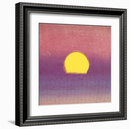 Sunset, c.1972 (pink, purple, yellow)-Andy Warhol-Framed Giclee Print