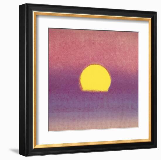 Sunset, c.1972 (pink, purple, yellow)-Andy Warhol-Framed Giclee Print