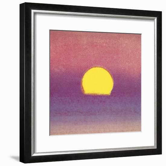 Sunset, c.1972 (pink, purple, yellow)-Andy Warhol-Framed Giclee Print