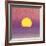 Sunset, c.1972 (pink, purple, yellow)-Andy Warhol-Framed Giclee Print