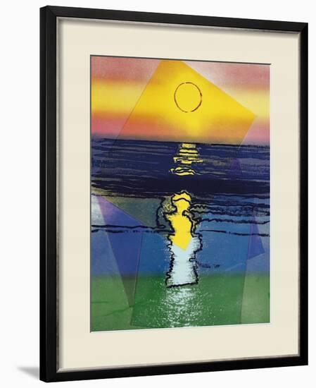 Sunset, c.1972-Andy Warhol-Framed Giclee Print