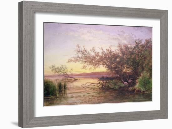 Sunset, Camargue-Felix Ziem-Framed Giclee Print