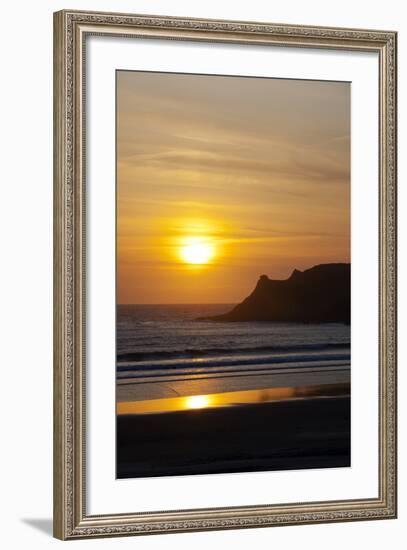 Sunset, Cape Kiwanda, Oregon, USA-Jamie & Judy Wild-Framed Photographic Print