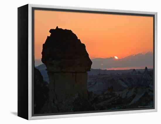 Sunset, Cappadocia, Turkey-Joe Restuccia III-Framed Premier Image Canvas