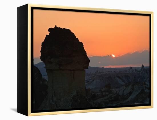 Sunset, Cappadocia, Turkey-Joe Restuccia III-Framed Premier Image Canvas