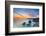 Sunset, Carnewas and Bedruthan Steps, Cornwall, England, United Kingdom, Europe-Kav Dadfar-Framed Photographic Print