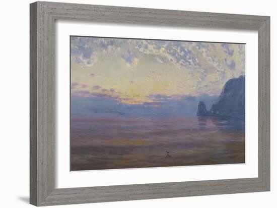 Sunset Catalina Island-William Lees Judson-Framed Art Print