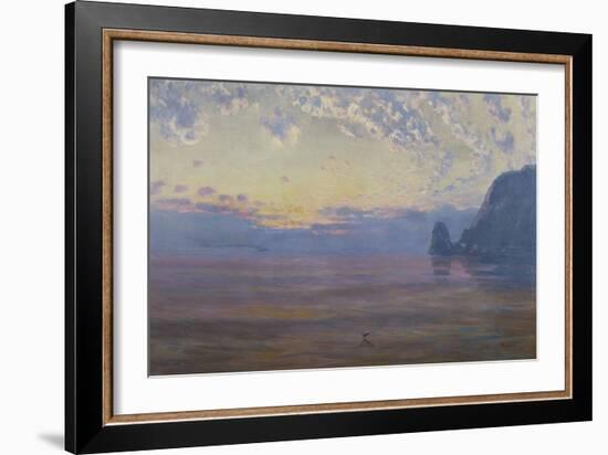 Sunset Catalina Island-William Lees Judson-Framed Art Print