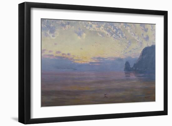 Sunset Catalina Island-William Lees Judson-Framed Art Print