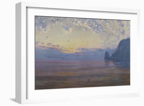 Sunset Catalina Island-William Lees Judson-Framed Art Print