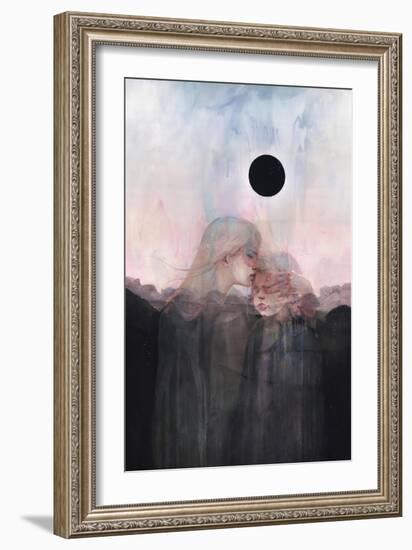 Sunset Children-Agnes Cecile-Framed Art Print