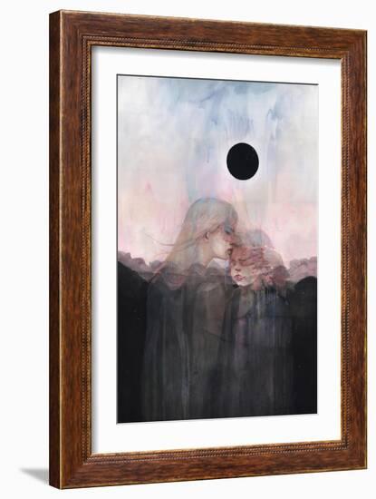 Sunset Children-Agnes Cecile-Framed Art Print