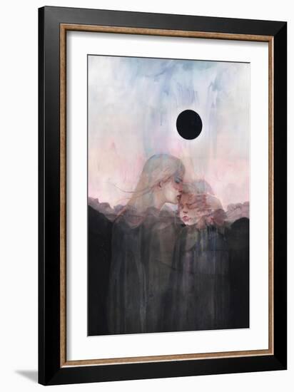 Sunset Children-Agnes Cecile-Framed Art Print