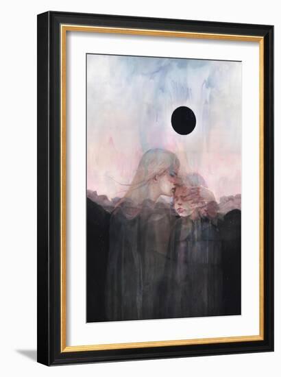 Sunset Children-Agnes Cecile-Framed Art Print