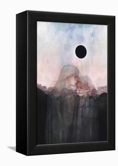 Sunset Children-Agnes Cecile-Framed Stretched Canvas