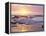 Sunset Cliffs Beach on the Pacific Ocean at Sunset, San Diego, California, USA-Christopher Talbot Frank-Framed Premier Image Canvas