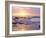 Sunset Cliffs Beach on the Pacific Ocean at Sunset, San Diego, California, USA-Christopher Talbot Frank-Framed Photographic Print