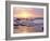 Sunset Cliffs Beach on the Pacific Ocean at Sunset, San Diego, California, USA-Christopher Talbot Frank-Framed Photographic Print