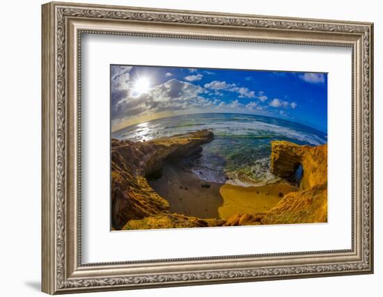 Sunset Cliffs in San Diego, Ca-Andrew Shoemaker-Framed Photographic Print