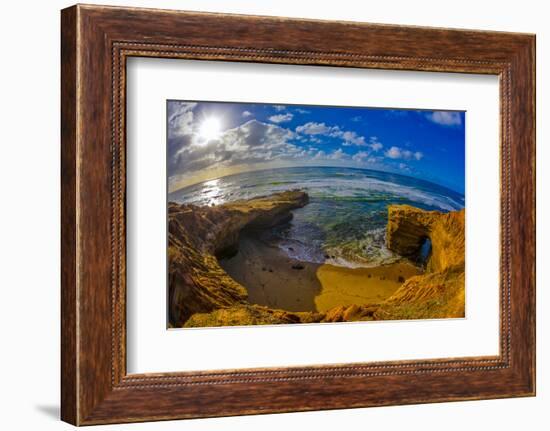 Sunset Cliffs in San Diego, Ca-Andrew Shoemaker-Framed Photographic Print