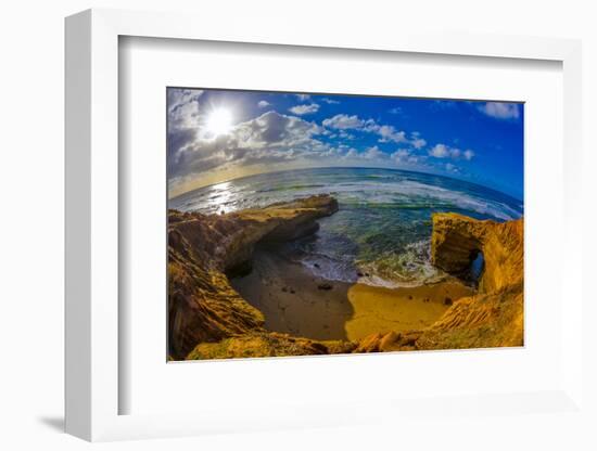 Sunset Cliffs in San Diego, Ca-Andrew Shoemaker-Framed Photographic Print