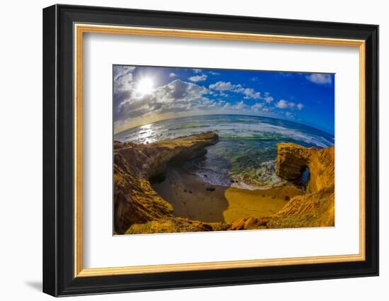 Sunset Cliffs in San Diego, Ca-Andrew Shoemaker-Framed Photographic Print