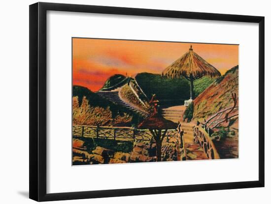 'Sunset Cliffs. San Diego, California', c1941-Unknown-Framed Giclee Print