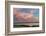 Sunset clouds reflecting at Medicine Lake National Wildlife Refuge, Montana, USA-Chuck Haney-Framed Photographic Print