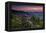 Sunset, Cowee Mountain Landscape, Blue Ridge Parkway, North Carolina-Howie Garber-Framed Premier Image Canvas