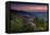 Sunset, Cowee Mountain Landscape, Blue Ridge Parkway, North Carolina-Howie Garber-Framed Premier Image Canvas