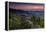 Sunset, Cowee Mountain Landscape, Blue Ridge Parkway, North Carolina-Howie Garber-Framed Premier Image Canvas