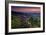 Sunset, Cowee Mountain Landscape, Blue Ridge Parkway, North Carolina-Howie Garber-Framed Photographic Print