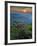 Sunset, Cowee Mountain Landscape, Blue Ridge Parkway, North Carolina-Howie Garber-Framed Photographic Print