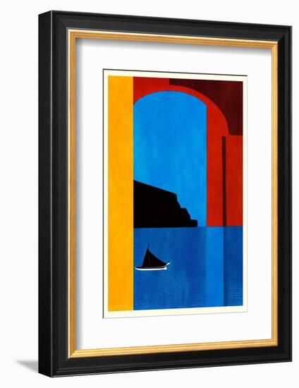 Sunset Cruise in Italy-Bo Anderson-Framed Photographic Print