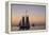 Sunset Cruise on the Western Union Schooner in Key West Florida, USA-Chuck Haney-Framed Premier Image Canvas