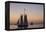 Sunset Cruise on the Western Union Schooner in Key West Florida, USA-Chuck Haney-Framed Premier Image Canvas