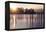 Sunset, Derwent Water, Lake District, Cumbria, UK-Peter Adams-Framed Premier Image Canvas