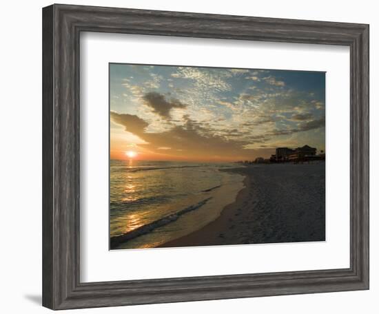 Sunset, Destin, Florida, USA-Ethel Davies-Framed Photographic Print