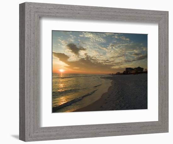 Sunset, Destin, Florida, USA-Ethel Davies-Framed Photographic Print