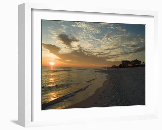 Sunset, Destin, Florida, USA-Ethel Davies-Framed Photographic Print