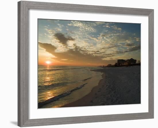 Sunset, Destin, Florida, USA-Ethel Davies-Framed Photographic Print