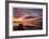 Sunset Dock-Matthew Lusk-Framed Giclee Print