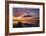 Sunset Dock-Matthew Lusk-Framed Giclee Print