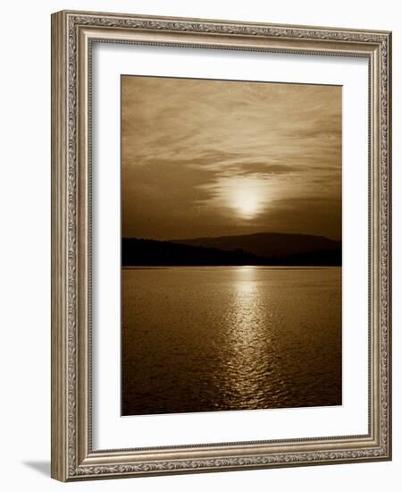Sunset, Exmouth, 1911-null-Framed Premium Photographic Print